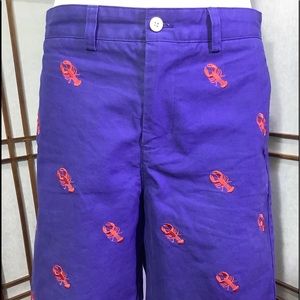 Vineyard Vines Youth Boys Dress Shorts Blue Sz 18